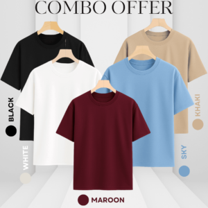 **Alt Text:** Fanamawear 230+ GSM Drop Shoulder T-Shirt in Bangladesh made with export interlock cotton and premium stitching