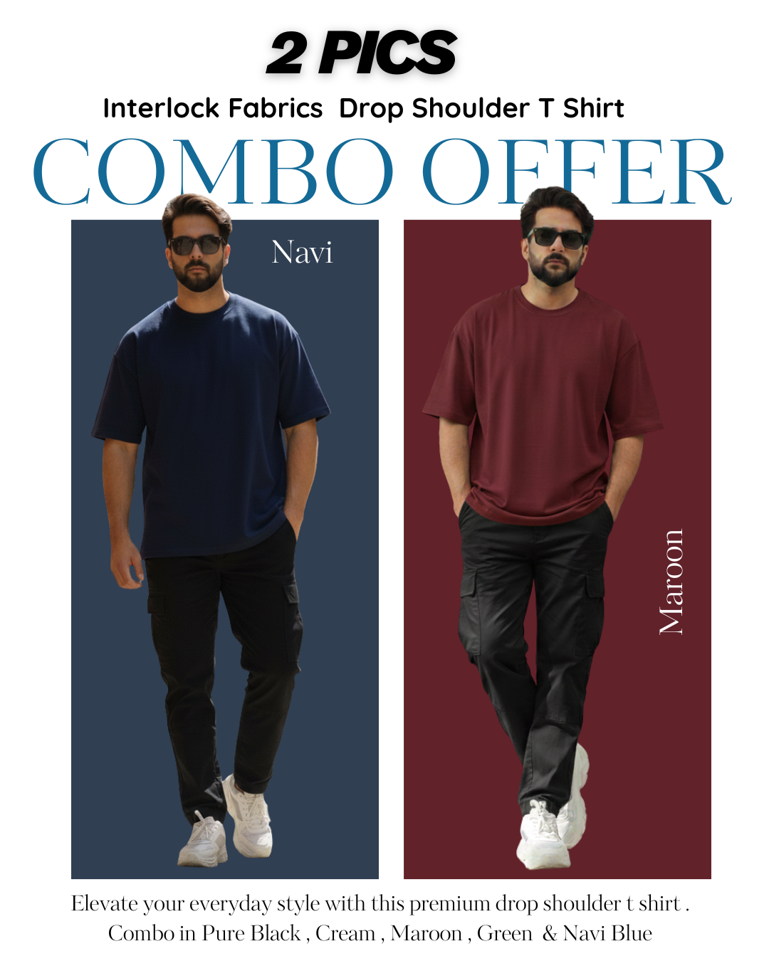 Fanamawear Interlock Stripe Regular Fit Polo Shirt 220 GSM Bangladesh Cash on Delivery