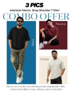 Fanamawear 230+ GSM Drop Shoulder T-Shirt in Bangladesh made with export interlock cotton and premium stitching