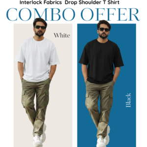 Fanamawear 230+ GSM Drop Shoulder T-Shirt in Bangladesh made with export interlock cotton and premium stitching