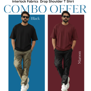 Fanamawear 230+ GSM Drop Shoulder T-Shirt in Bangladesh made with export interlock cotton and premium stitching