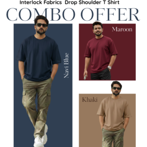 Fanamawear 230+ GSM Drop Shoulder T-Shirt in Bangladesh made with export interlock cotton and premium stitching