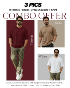 Fanamawear 230+ GSM Drop Shoulder T-Shirt in Bangladesh made with export interlock cotton and premium stitching