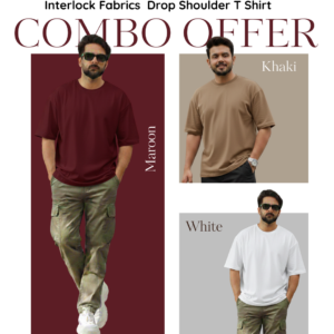 Fanamawear 230+ GSM Drop Shoulder T-Shirt in Bangladesh made with export interlock cotton and premium stitching