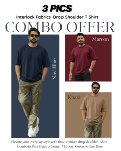 Fanamawear 230+ GSM Drop Shoulder T-Shirt in Bangladesh made with export interlock cotton and premium stitching